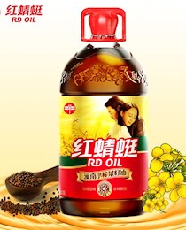 紅蜻蜓潼南小榨菜籽油壓榨5L